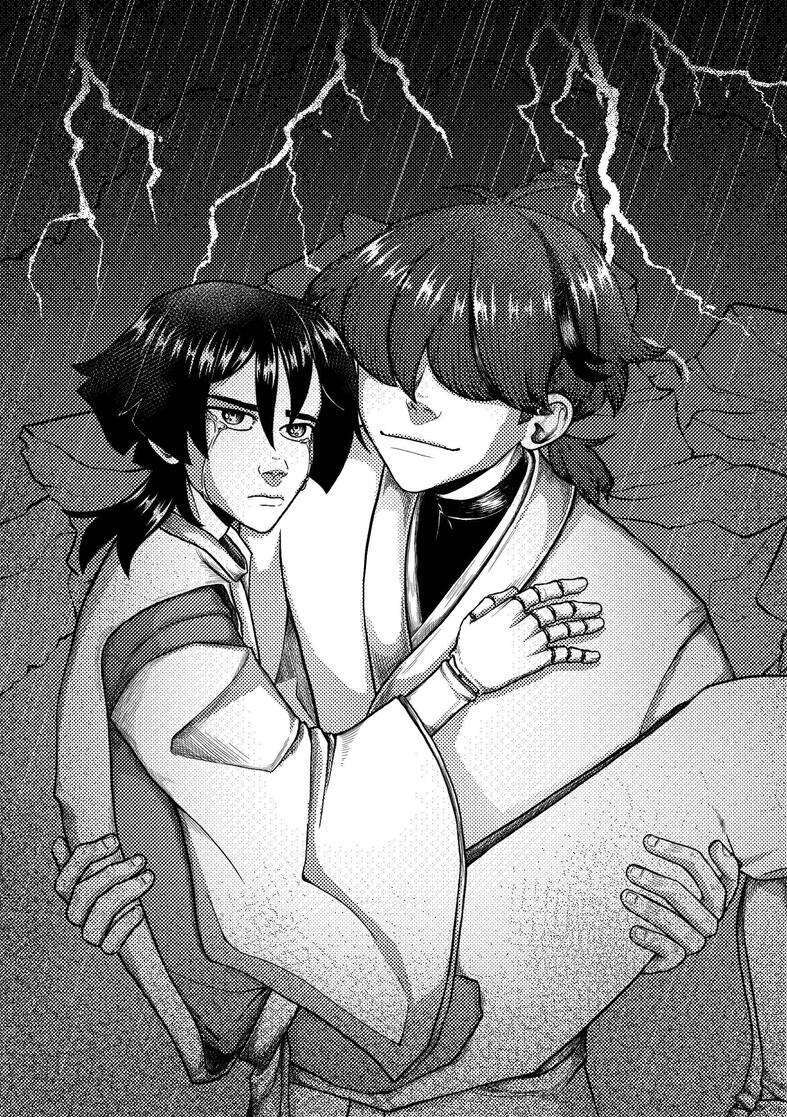 Genshin Impact fanzine illustration, January 2025