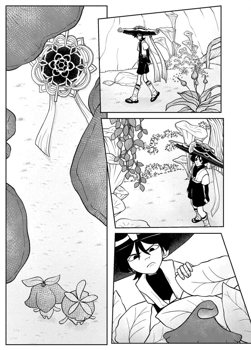 Genshin Impact fanzine comic page 2, April 2025