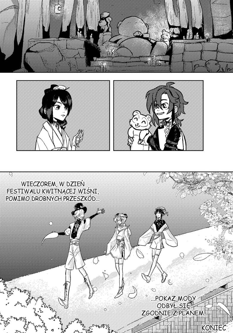 Genshin Impact fanzine comic page 6, April 2024