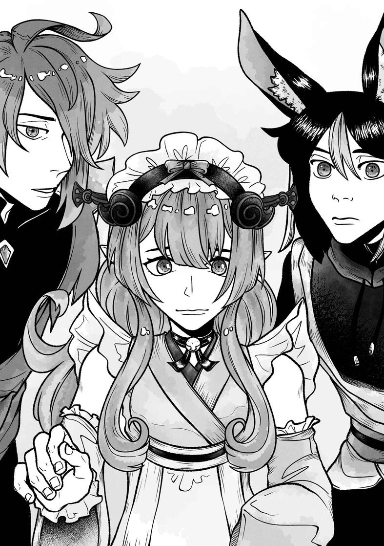 Genshin Impact fanzine illustration, September 2025