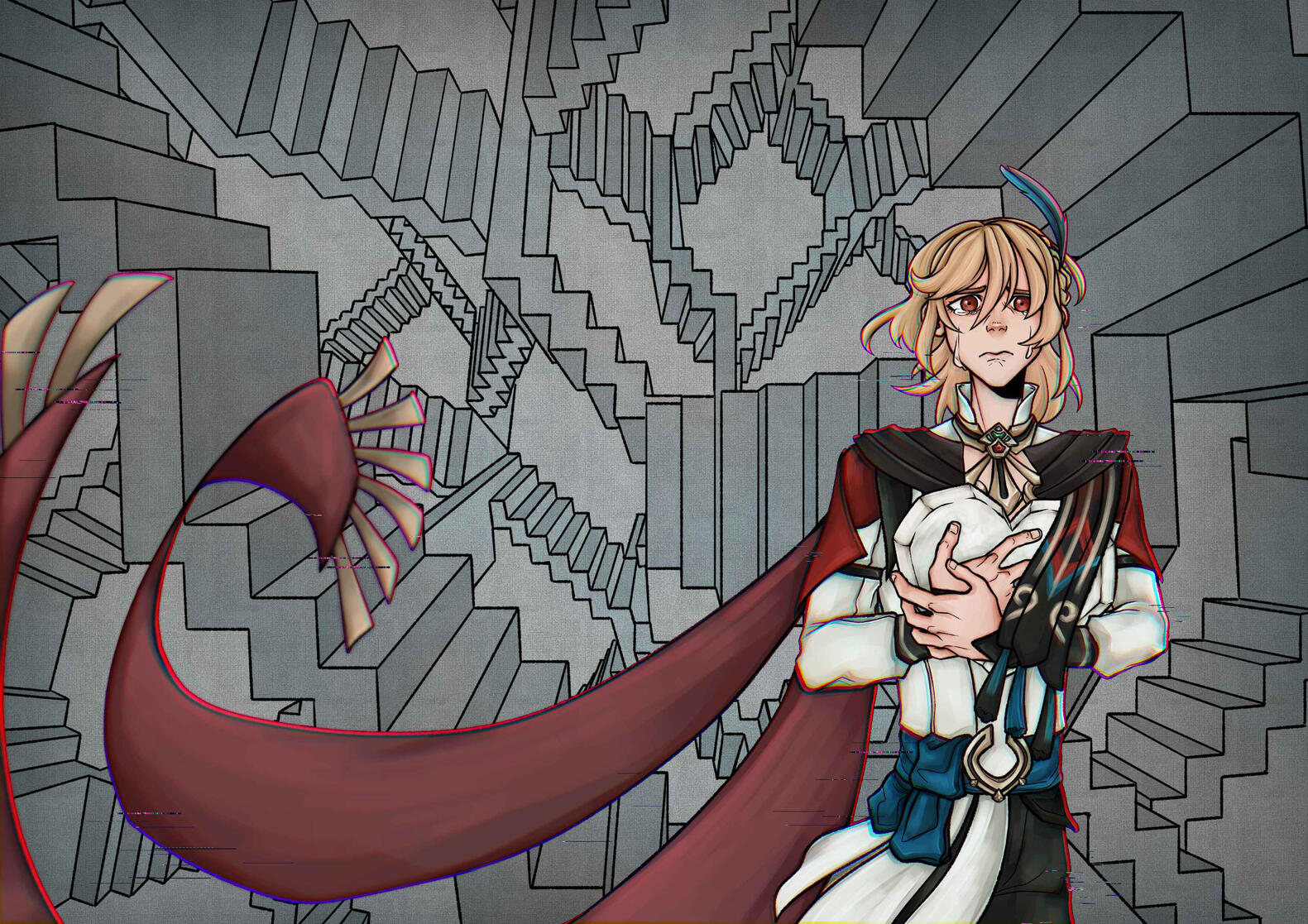 Genshin Impact fanzine cover, September 2025